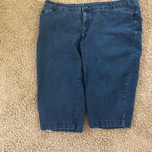 At. John’s Bay Plus Size 22W Denim Capri